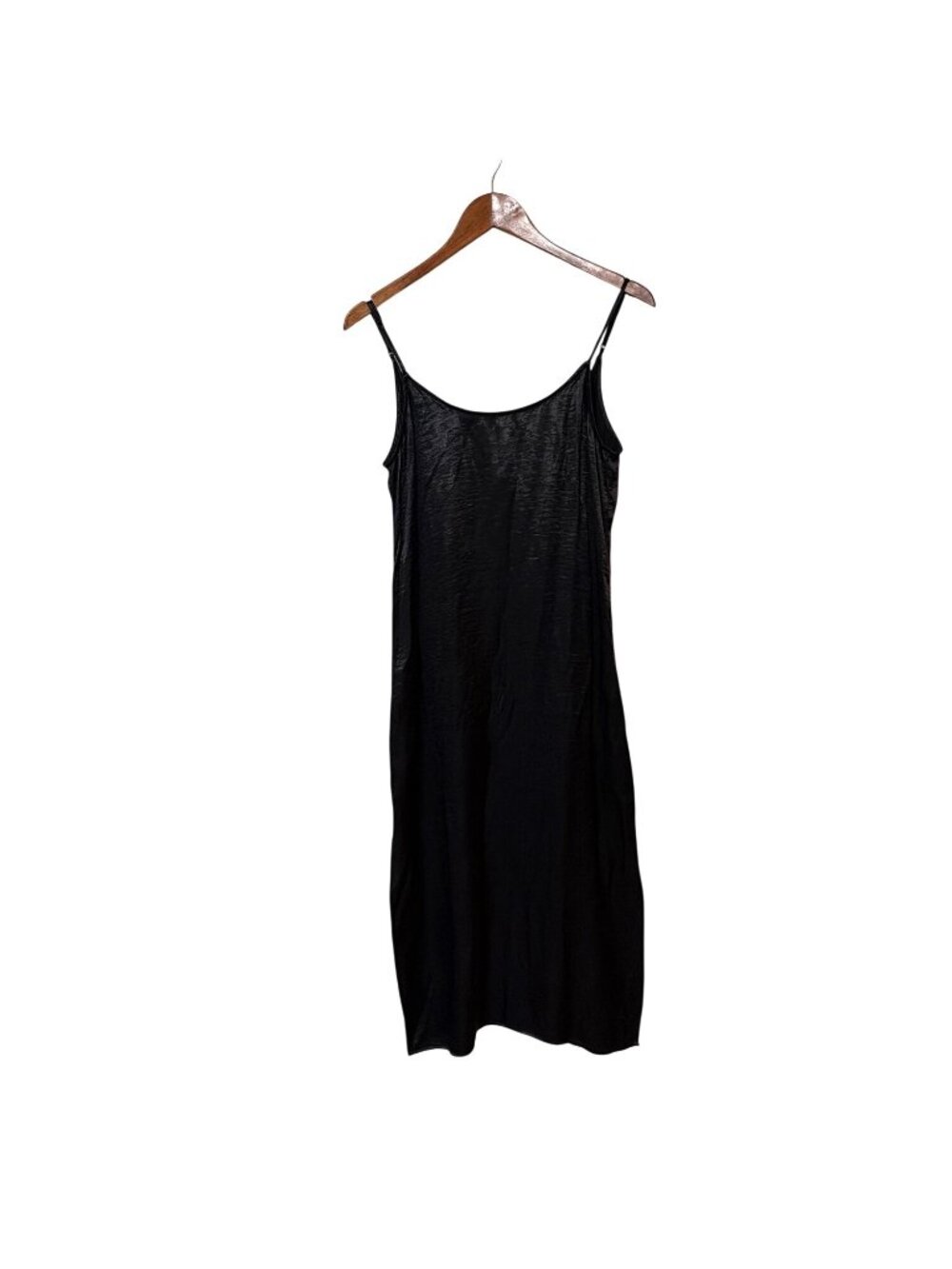 Y2K‎ Whimsygoth Goth H&M Divided Womens Black Sleeveless Midi Slip Dress Size S